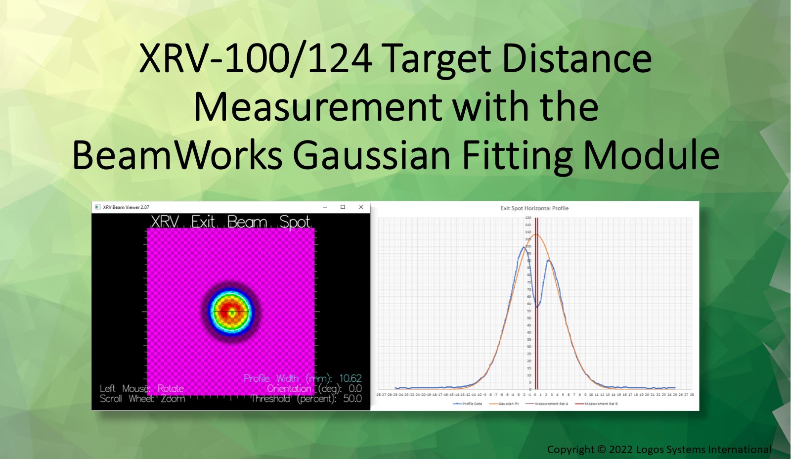 Gaussian Fit Targeting Distance Measurement - 1